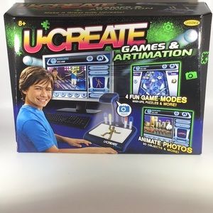 RADICA U-Create Games & Artimation 4 Mac Or Pc.New